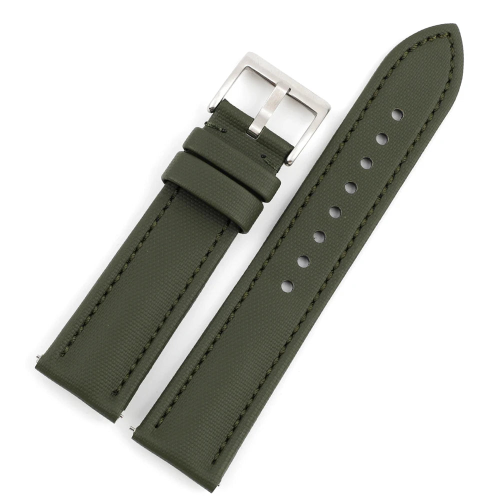 Sailcloth Waterproof Watchband 18Mm 19Mm 20Mm 21Mm 22Mm 23Mm 24Mm Quick Release Straps for Omega Blancpain Seiko Divers Watches