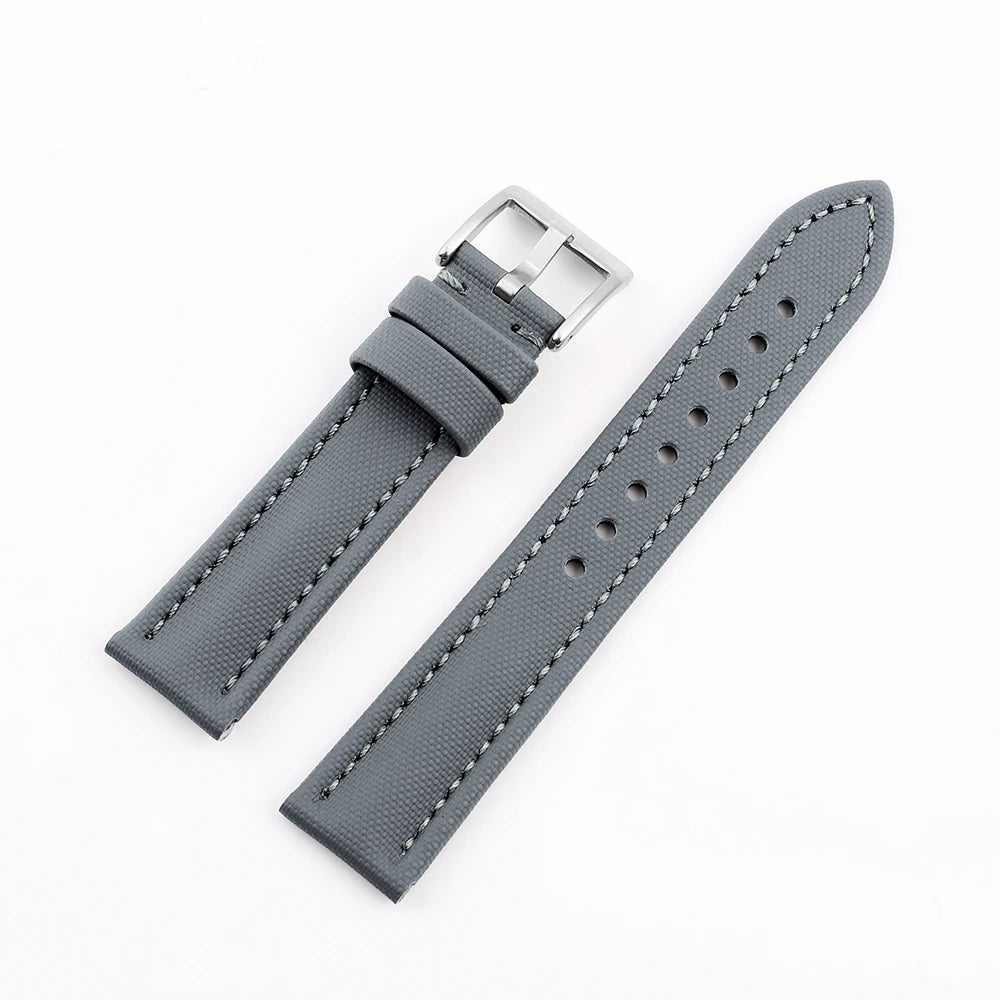 Sailcloth Waterproof Watchband 18Mm 19Mm 20Mm 21Mm 22Mm 23Mm 24Mm Quick Release Straps for Omega Blancpain Seiko Divers Watches